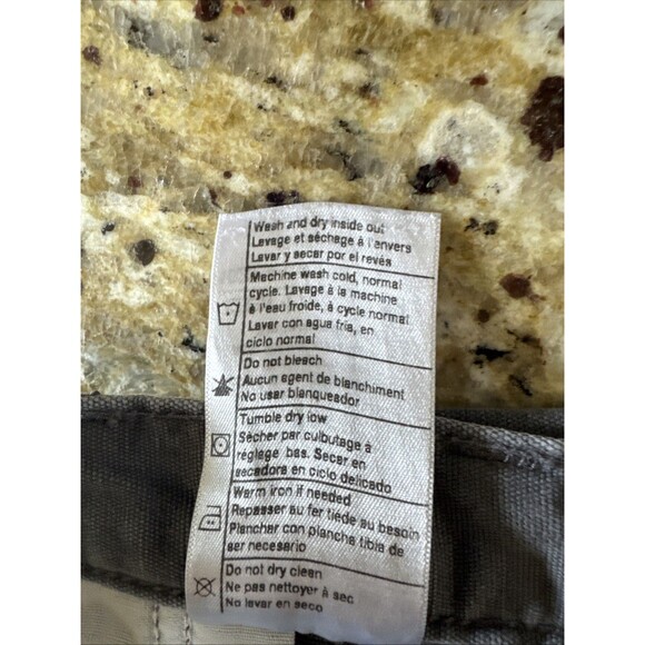 Carhartt Shorts Men's 44 Gray Relaxed 10" Rigby Canvas Dungaree Work Relaxed Fit - Picture 5 of 11